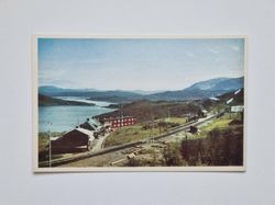 Vykort Skidfrämjandets turiststation Lapplandia. Riksgränsen