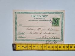 Vykort Skånsk bondgård 1902