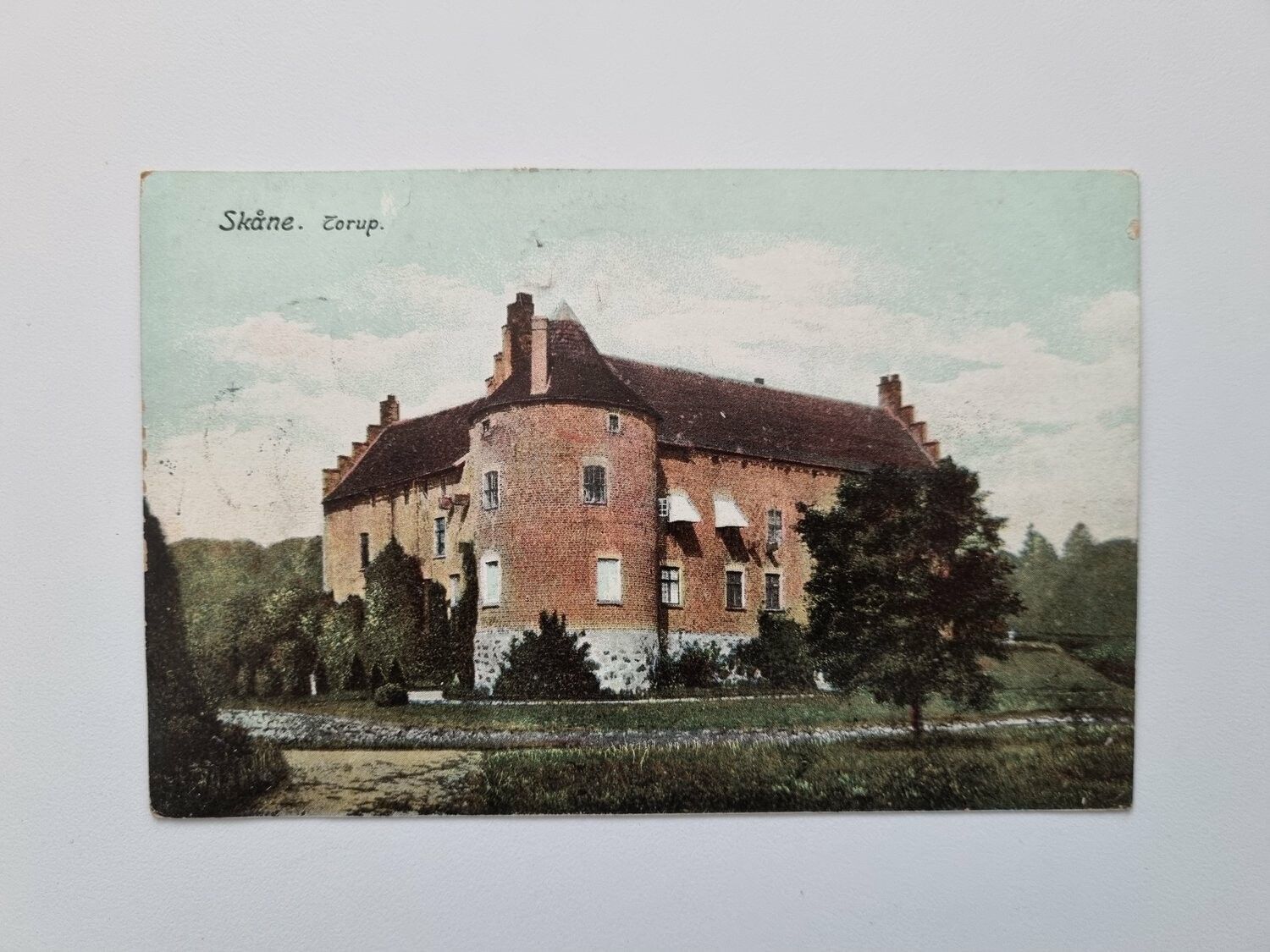 Vykort Skåne. Torup 1906