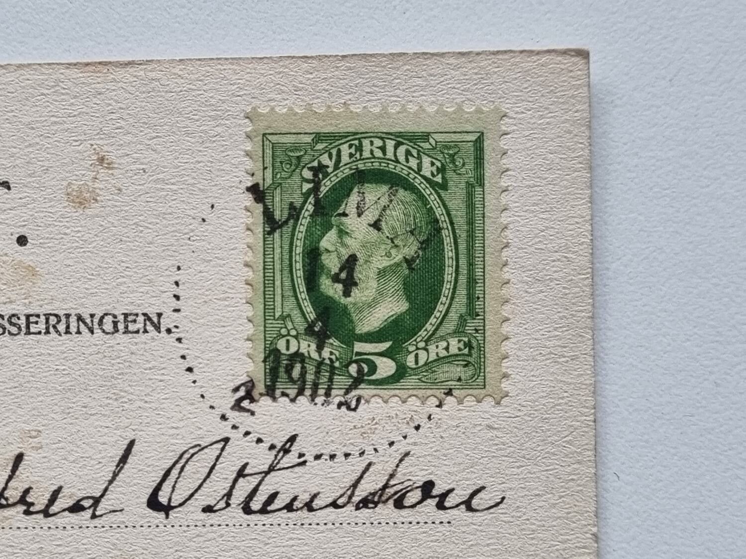 Vykort Slottet Örebro 1902