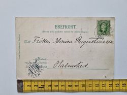Vykort Slottet från Hotel Rydberg. Stockholm, 1901