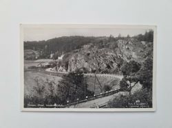 Vykort Slussen, Orust, Landsvägsidyll, 1957