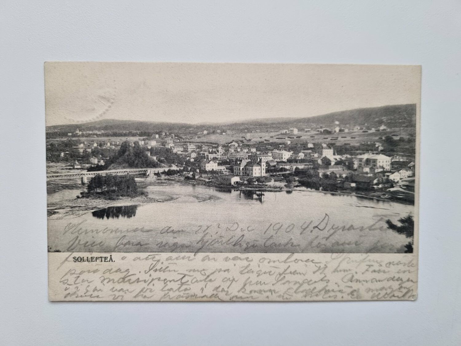 Vykort SOLLEFTEÅ 1904