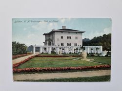 Vykort Solliden.H. M. Drottningens Slott på Öland, 1908
