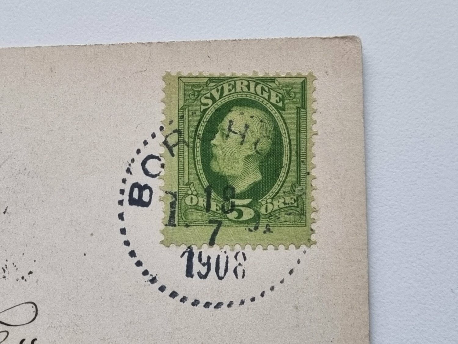 Vykort Solliden.H. M. Drottningens Slott på Öland, 1908