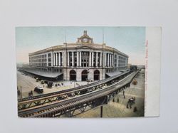Vykort South Terminal Station, Boston, Mass