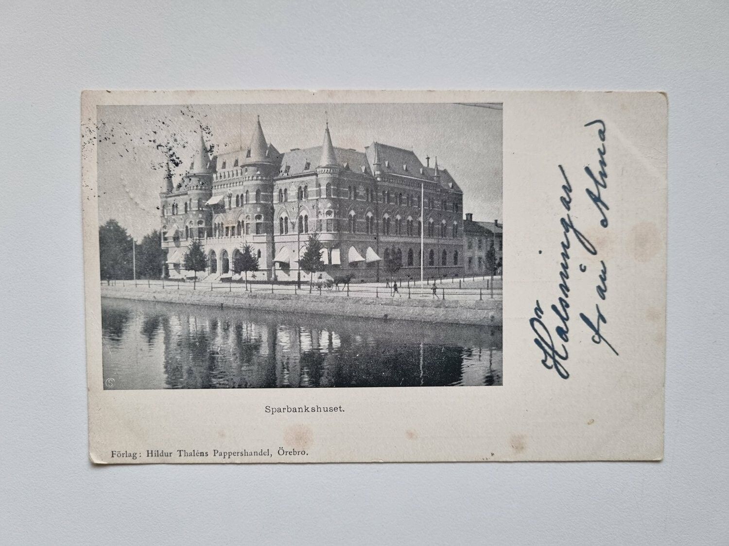 Vykort Sparbankshuset, 1901