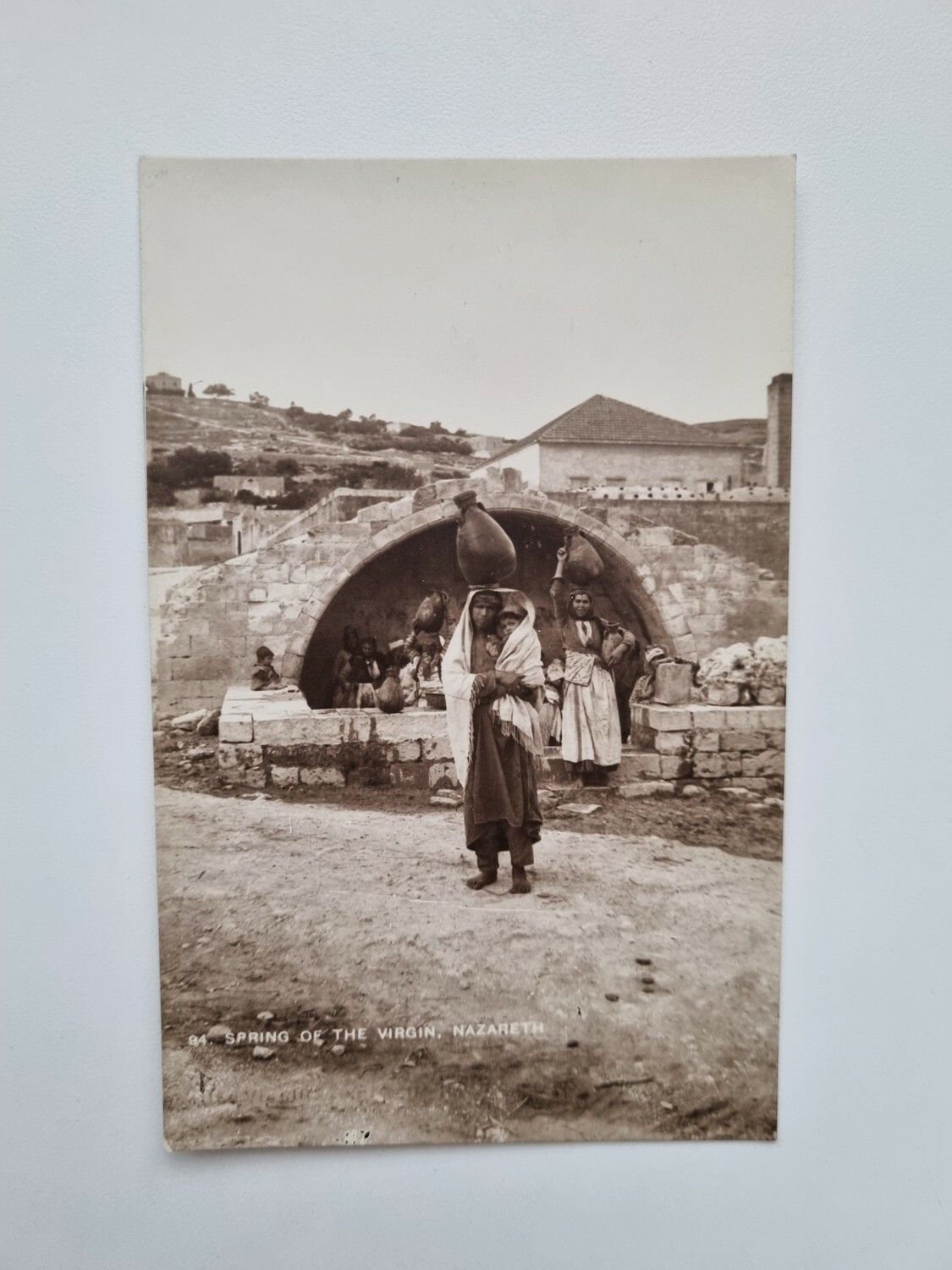 Vykort SPRING DE THE VIRGIN, NAZARETH