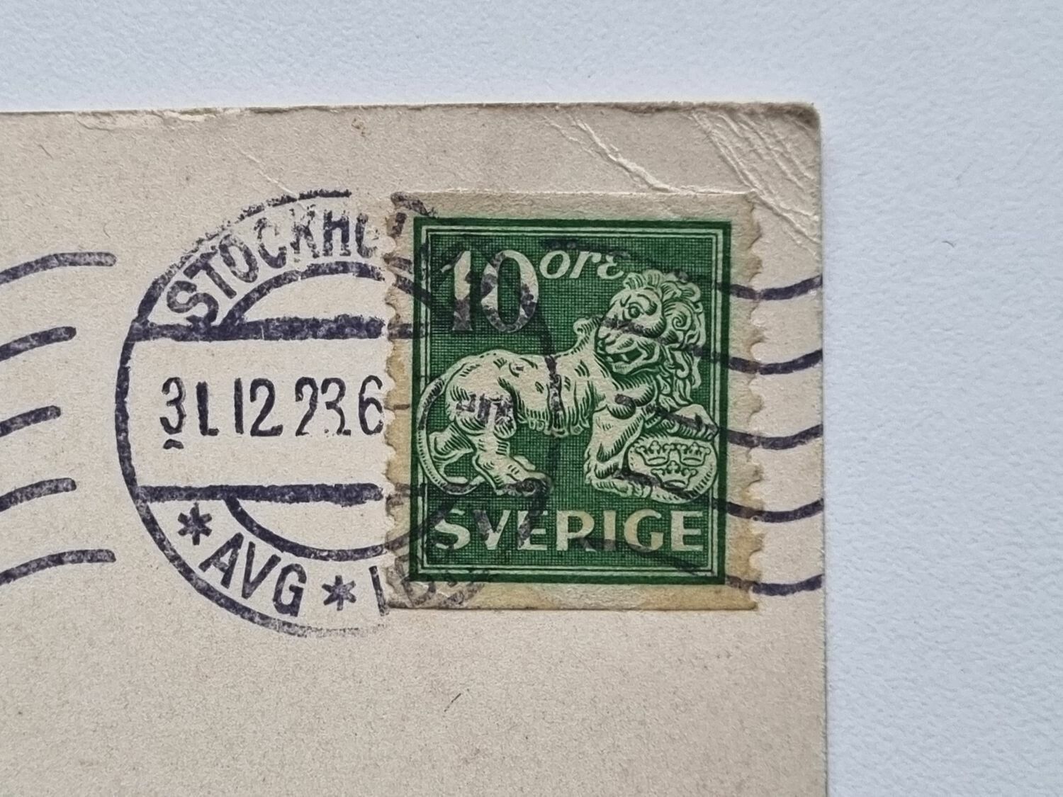 Vykort Stockholm, Stureplan 1923
