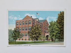 Vykort ST. ELIZABETH HOSPITAL, HANNIBAL, MO.