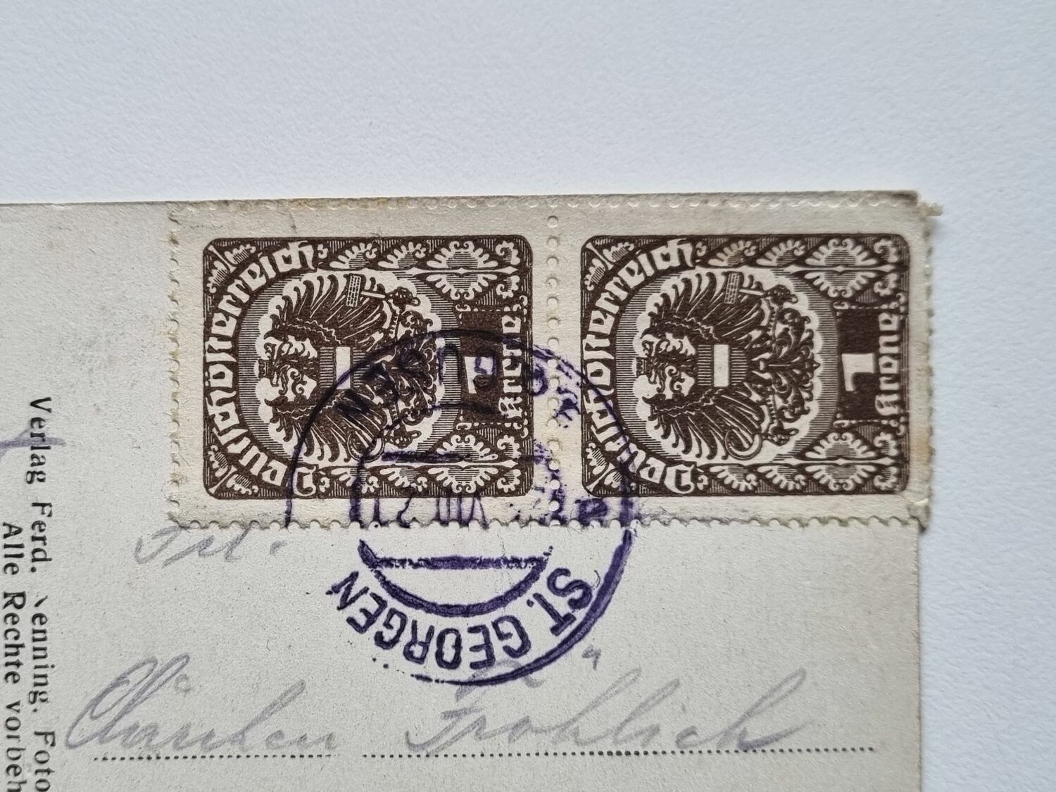 Vykort St. Georgen a. d. Gusen, Ob.-Oest.