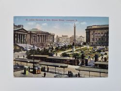 Vykort St. Johns Gardens & Wm. Brown Street, Liverpool