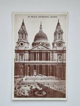 Vykort St. Paul's Cathedral, London