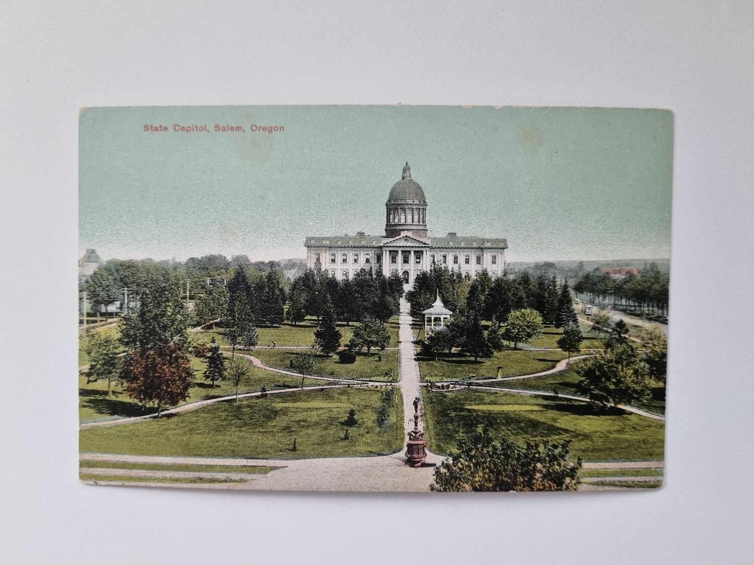 Vykort State Capitol, Salem, Oregon