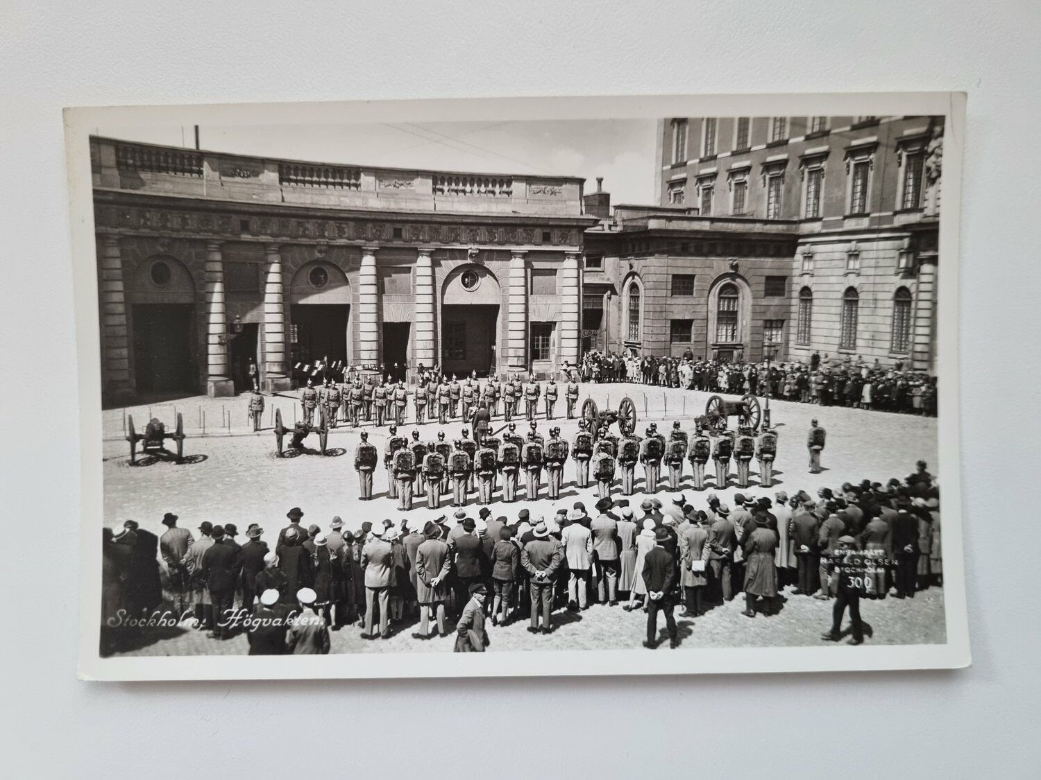 Vykort Stockholm Högvakten