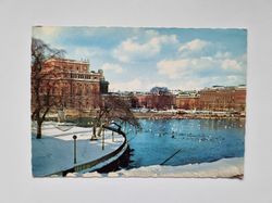 Vykort Stockholm i vinterskrud