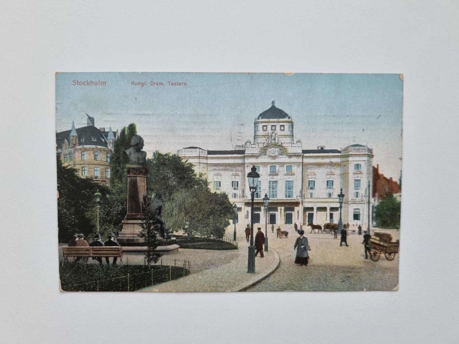 Vykort Stockholm Kungl. Dram. Teatern, 1912