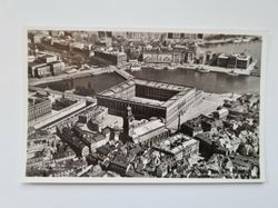 Vykort Stockholm Kungliga Slottet, flygfoto
