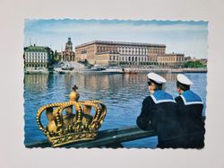 Vykort Stockholm Kungliga slottet