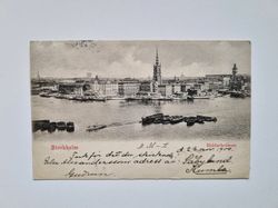 Vykort Stockholm Riddarholmen, 1900