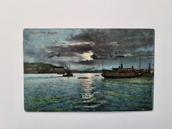 Vykort Stockholm, Inloppet från Saltsjön 1907