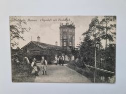 Vykort Stockholm, Skansen. Höganloft och Bredablick 1916