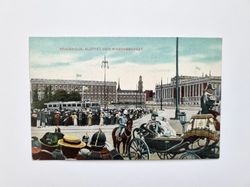 Vykort STOCKHOLM, SLOTTET OCH RIKSDAGSHUSET
