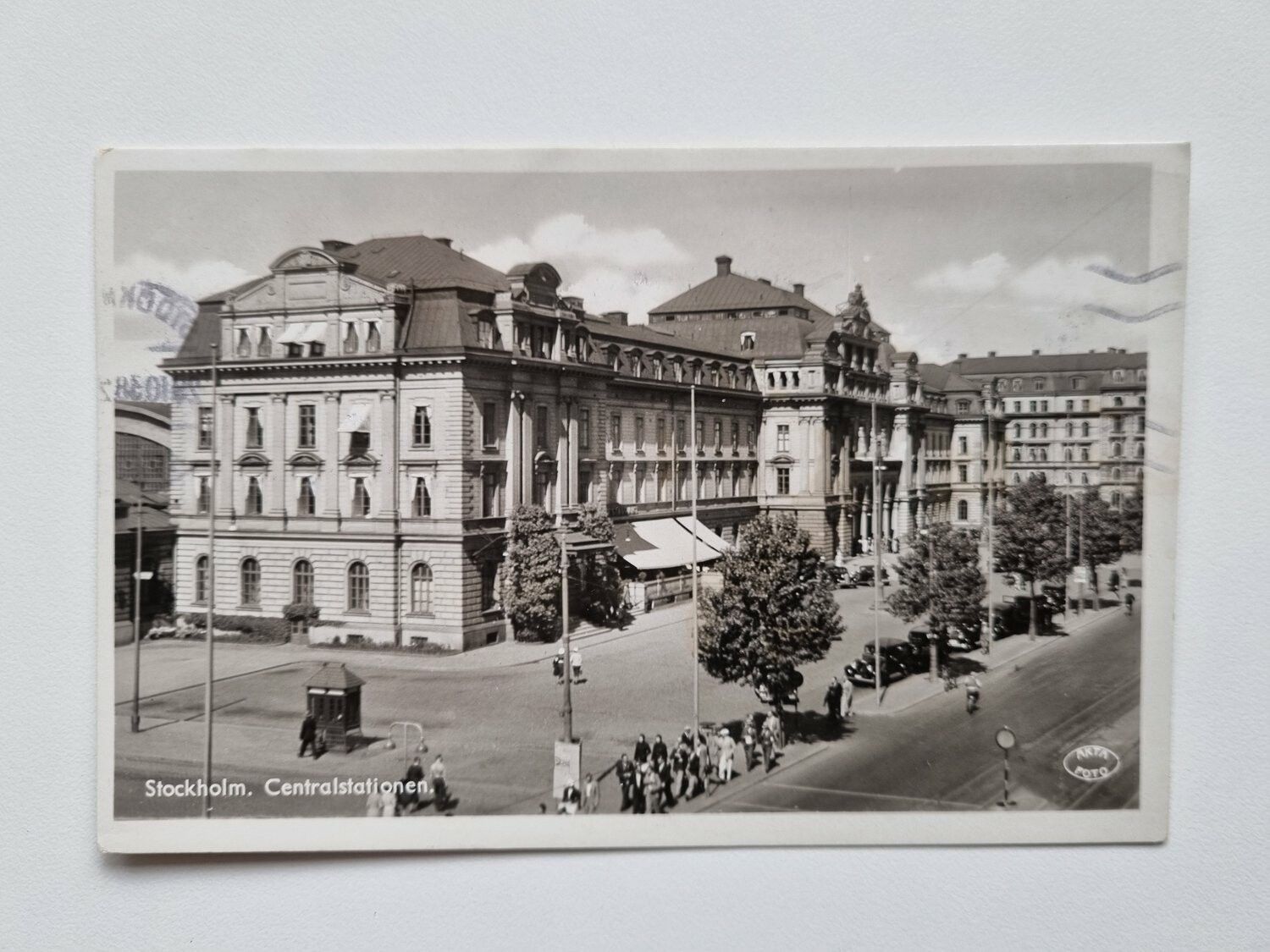 Vykort Stockholm. Centralstationen 1938