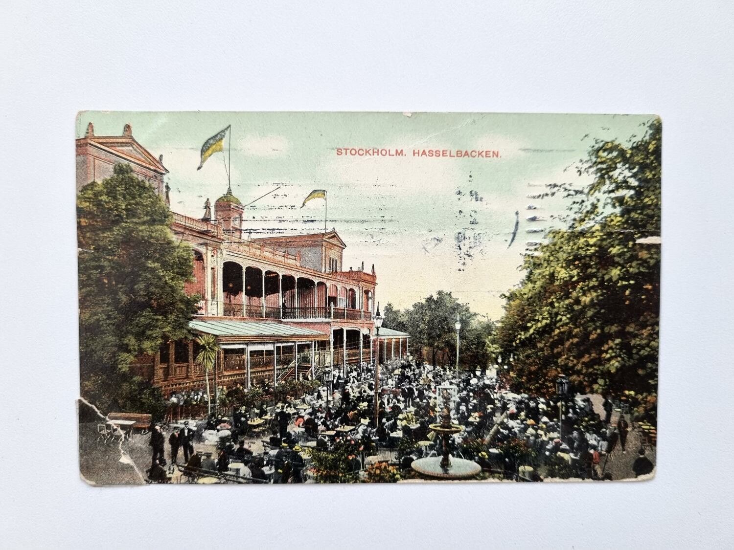 Vykort STOCKHOLM. HASSELBACKEN, 1910