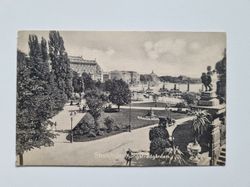 Vykort Stockholm. Kungsträdgården, 1915