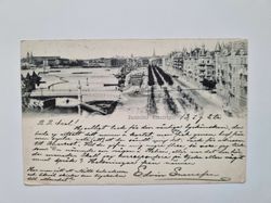 Vykort Stockholm. Strandvägen 1900