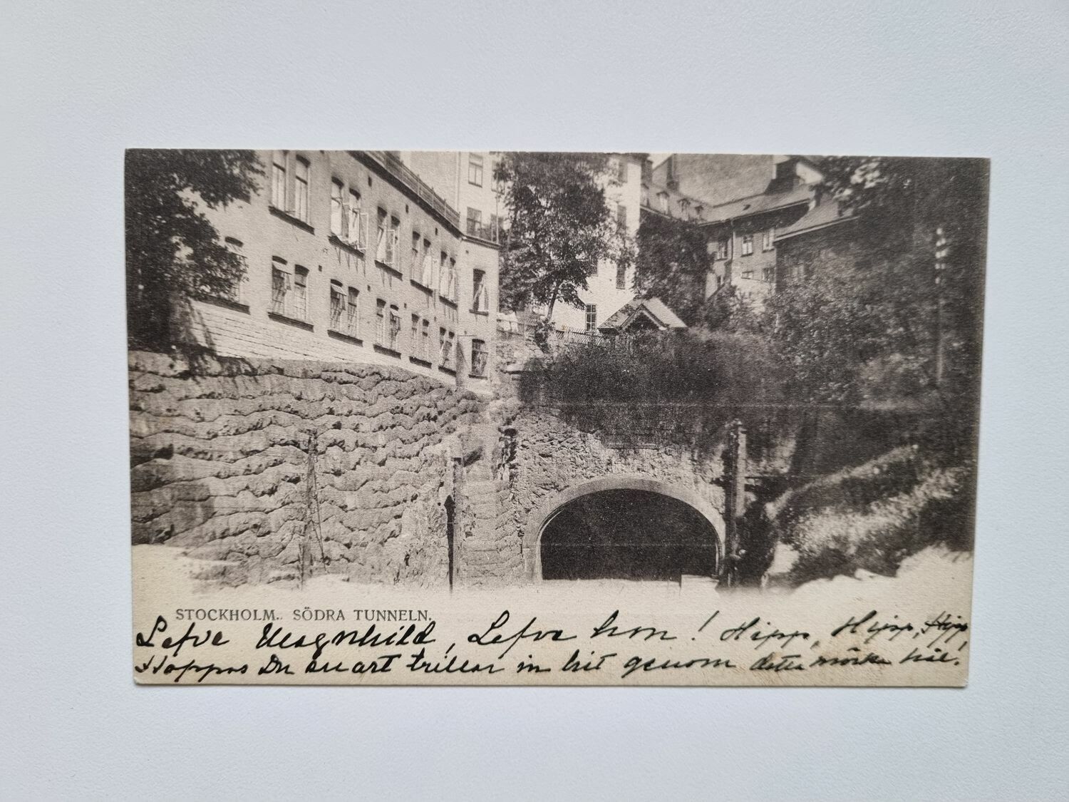 Vykort STOCKHOLM. SÖDRA TUNNELN, 1903