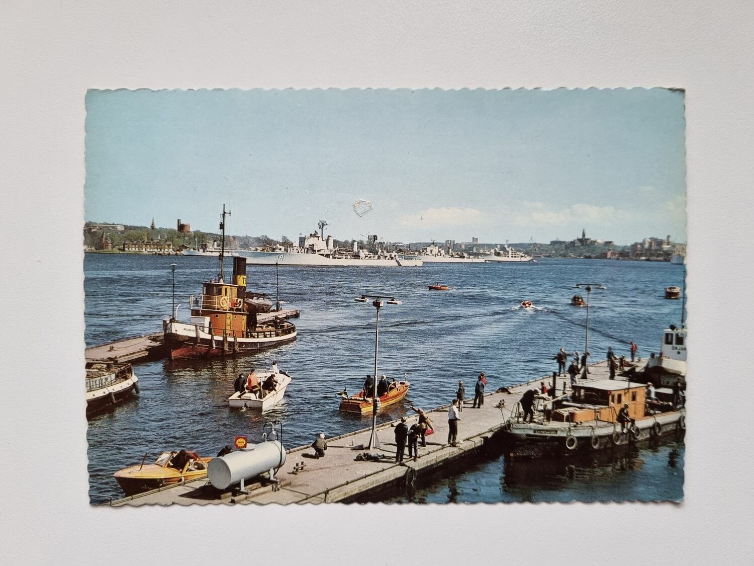 Vykort Stockholm. Utsikt mot Stadsgården