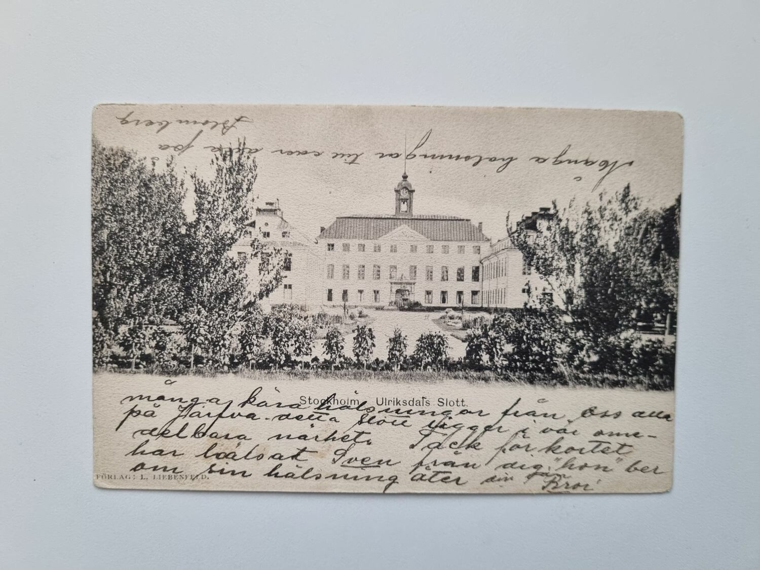 Vykort STOCKHOLM. ULRIKSDALS SLOTT