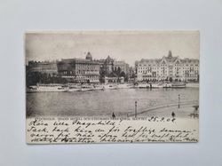 Vykort STOCKHOLM: GRAND HOTELL OCH STRÖMMEN, 1902