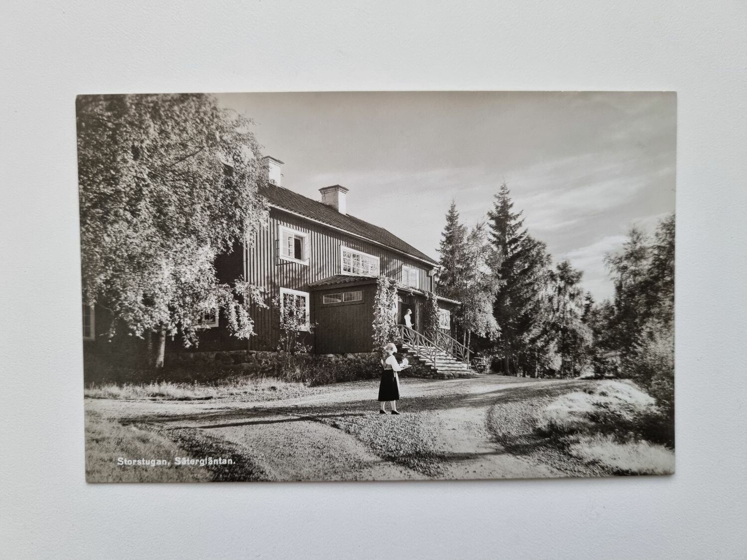 Vykort Storstugan, Sätergläntan