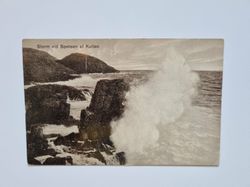 Vykort Storm vid Spetsen af Kullen, 1912