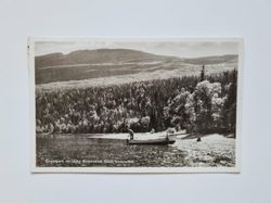 Vykort Strandparti vid södra Bottenvallen Ottsjö Undersåker
