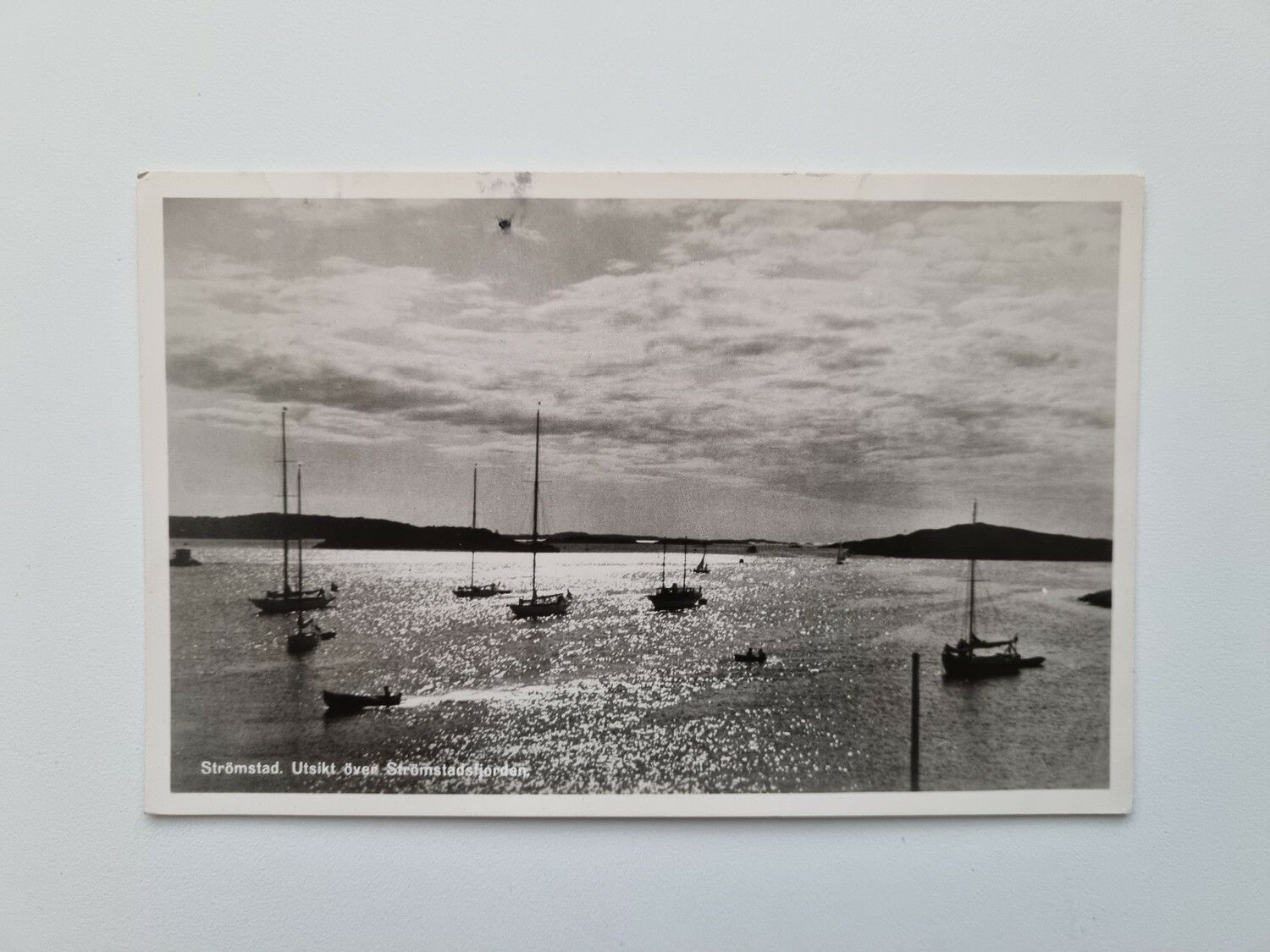 Vykort Strömstad. Utsikt över Strömstadsfjorden