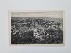 Vykort STUTTGART. BLICK AUF KARLSHÖHE
