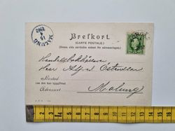 Vykort stämplad 1902