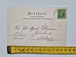 Vykort stämplad 1902