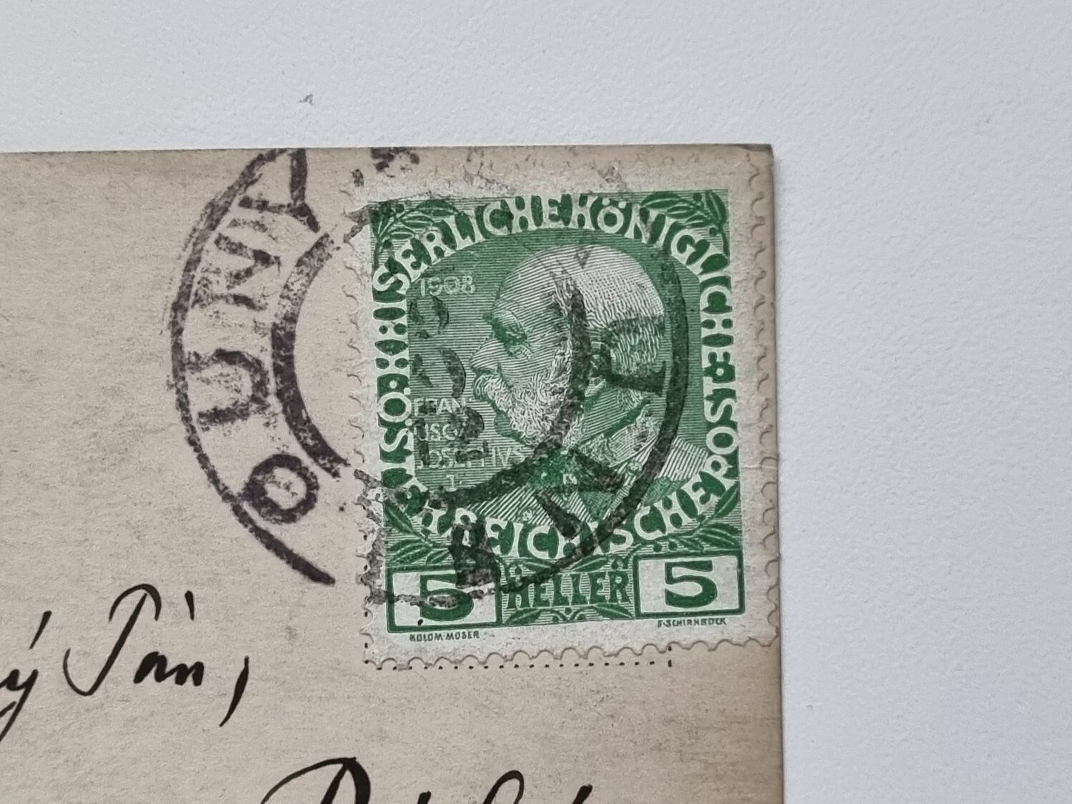 Vykort stämplad 1912