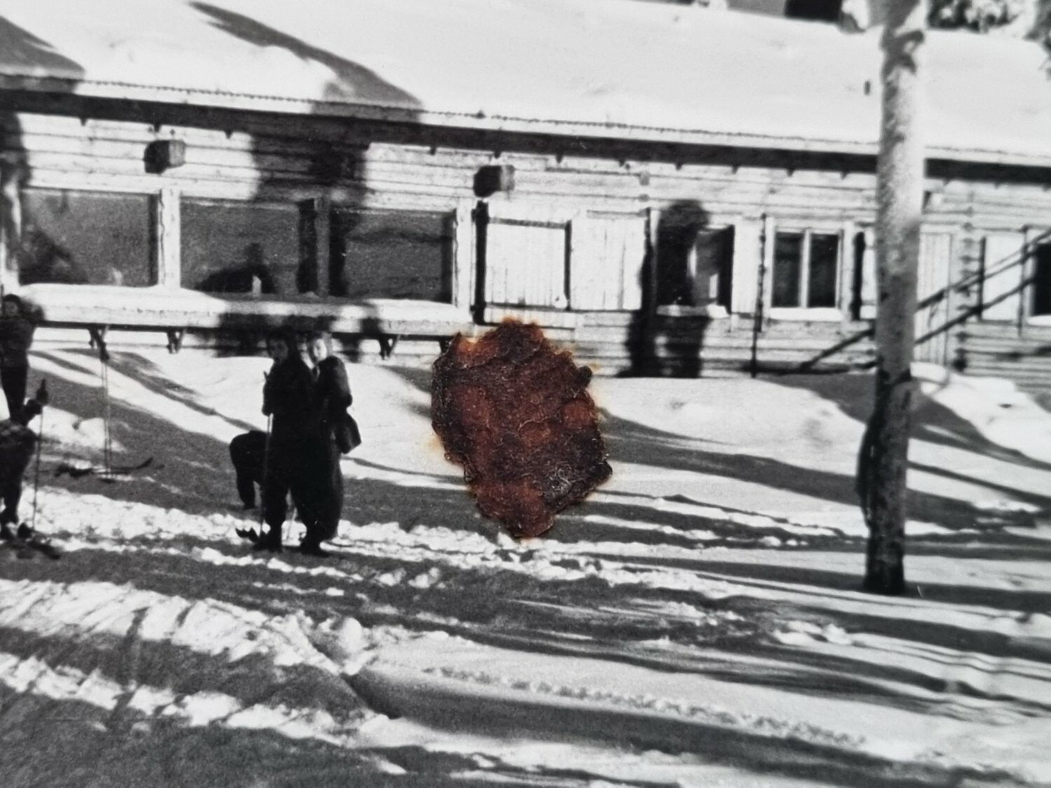 Vykort stämplad ROVANIEMI OUNASVAARA