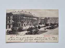 Vykort Sundsvall Sparbank mm, 1902