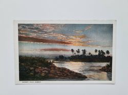 Vykort SUNSET, HILO, HAWAII