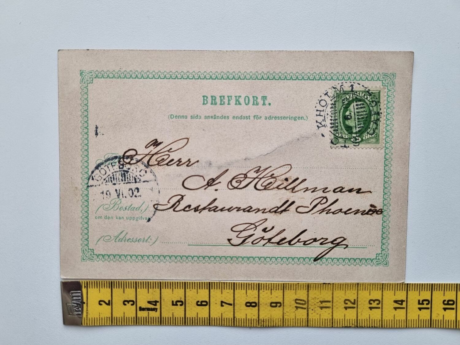 Vykort Svedenborgs lusthus Skansen 1902
