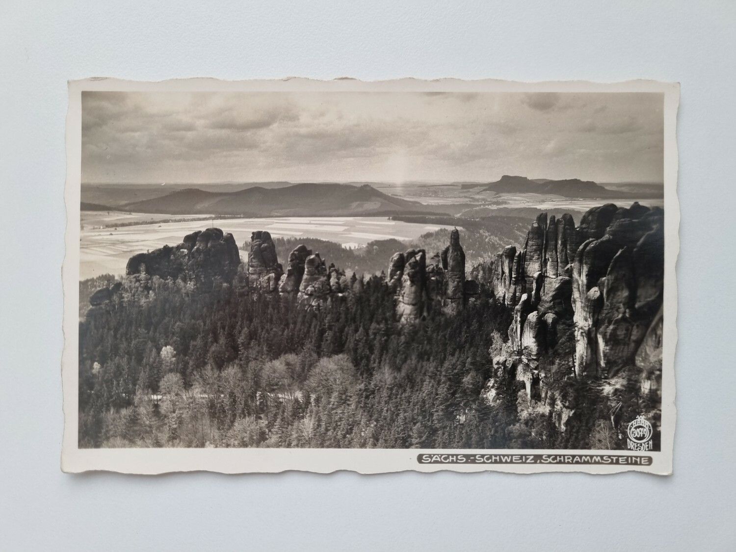 Vykort SÄCHS SCWEIZ,SCHRAMMSTEINE