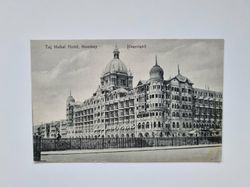 Vykort Taj Mahal Hotel, Bombay