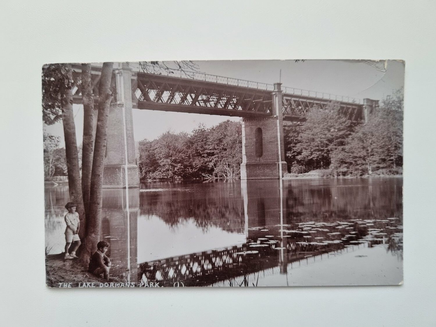 Vykort THE LAKE DORMANS PARK, 1922